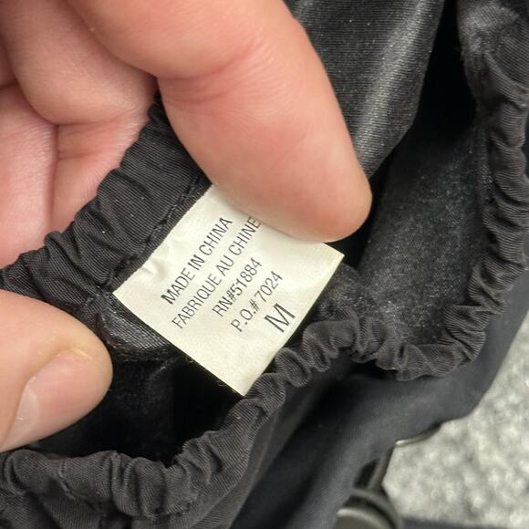 Patagonia Gloves Mens Medium Black Nylon Leather Palm Snow Ski Winter Waterproof - Picture 3 of 4